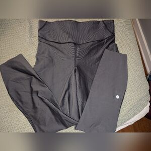 Lululemon Athletica Black and Gray Striped Jacket